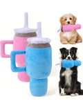 Dog toy water cup pet toy squeaky chew teething toy